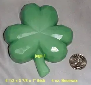 Shamrock Small Soap 1 Cavity Silicone Mold 2086