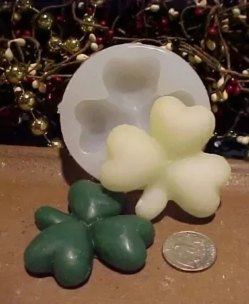 Shamrock Tart 1 Cavity Silicone Mold 2036