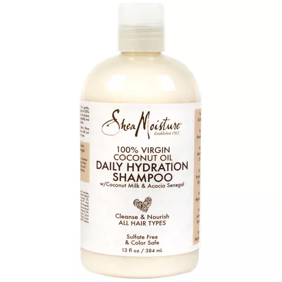 Shea Moisture 100% Virgin Coconut Oil Daily Hydration Shampoo 13oz
