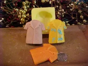 Shirt Small Soap 1 Cavity Silicone Mold5338