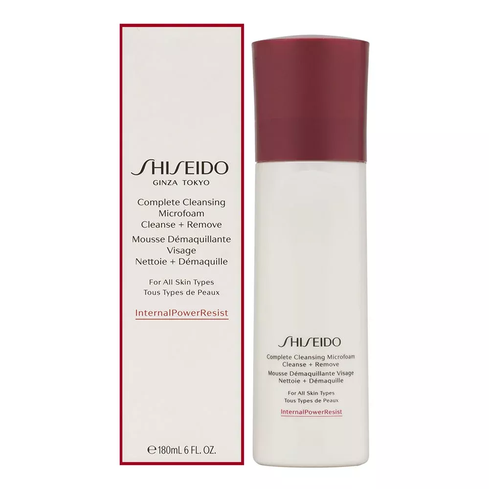Shiseido Complete Cleansing MicroFoam Cleanse + Remove 180ml/6oz