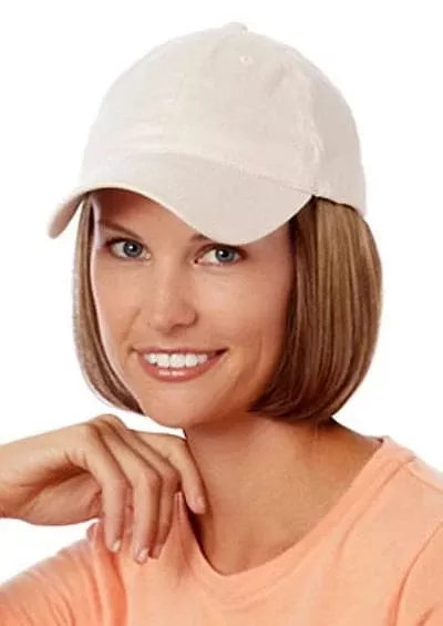 SHORTY HAT BEIGE [Hats with Hair | Synthetic]