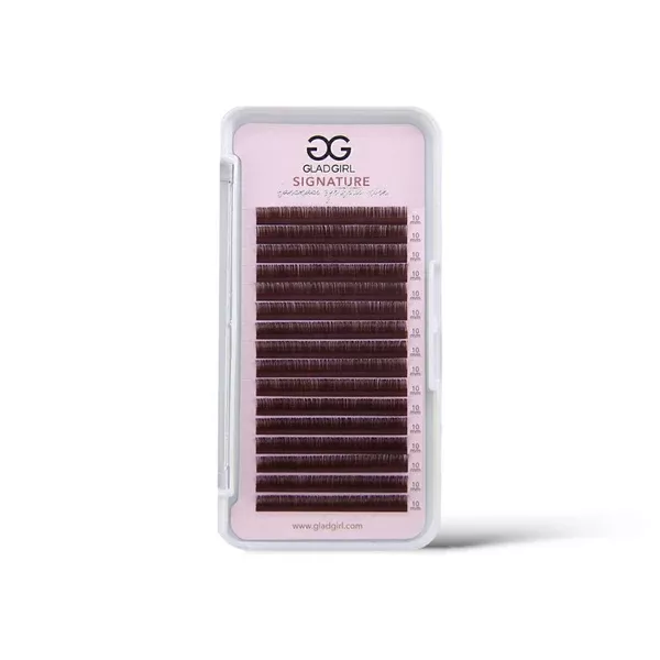 Signature Mink Brown Lashes – Classic – 0.15mm