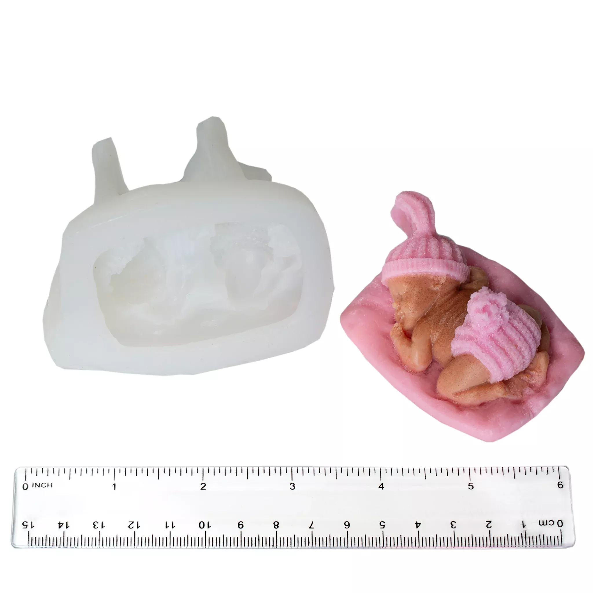 Sleeping Baby Silicone Mold