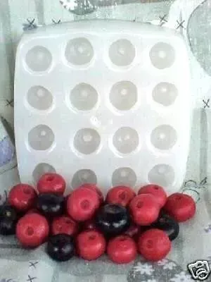 Small Cherry Embeds 16 Cavity Silicone Mold 888