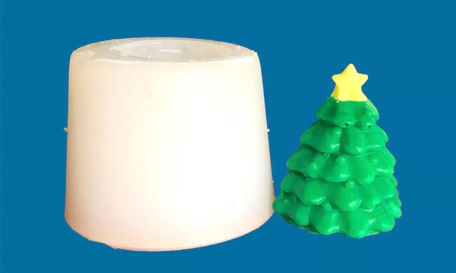 Small Mini Tree Embed 1 Cavity Silicone Mold 1765
