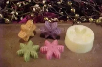 Small Snowflake Embed 1 Cavity Silicone Mold 2562