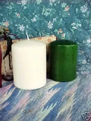 Smooth Pillar Candle 1 Cavity Silicone Mold 1408