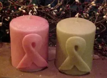 Smooth Ribbon Candle 1 Cavity Silicone Mold 1412