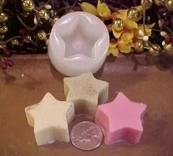 Smooth Star Embed 1 Cavity Silicone Mold 2538