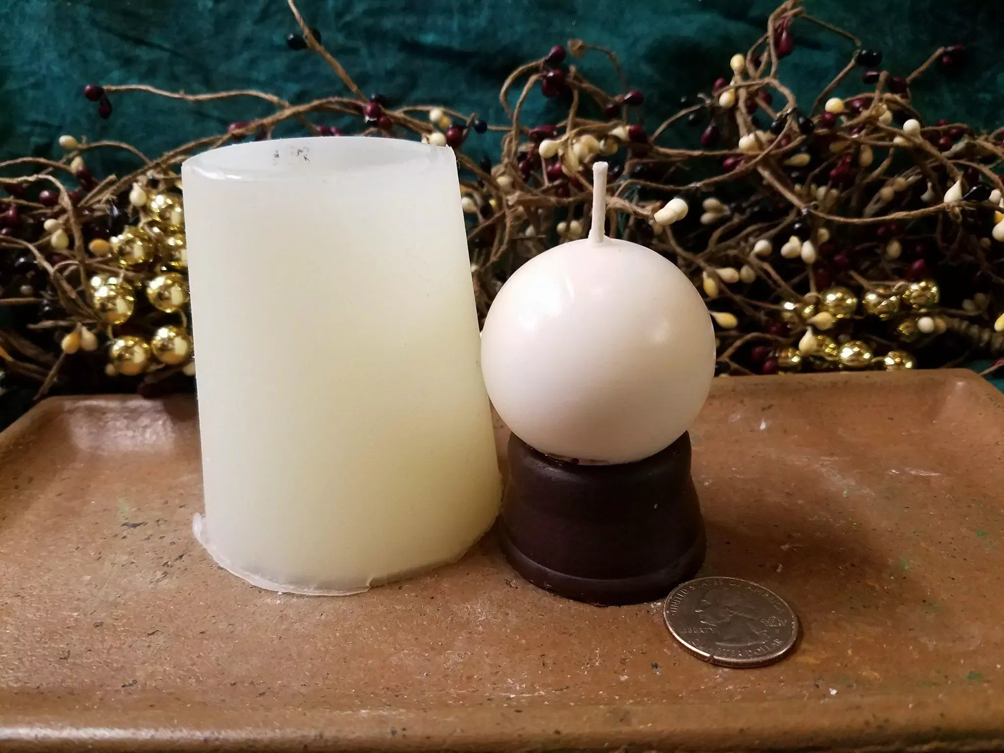 Snow Globe Votive 1 Cavity Silicone Mold 7025