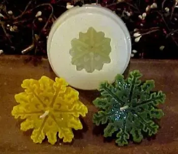 Snowflake Floater 1 Cavity Silicone Mold 2101