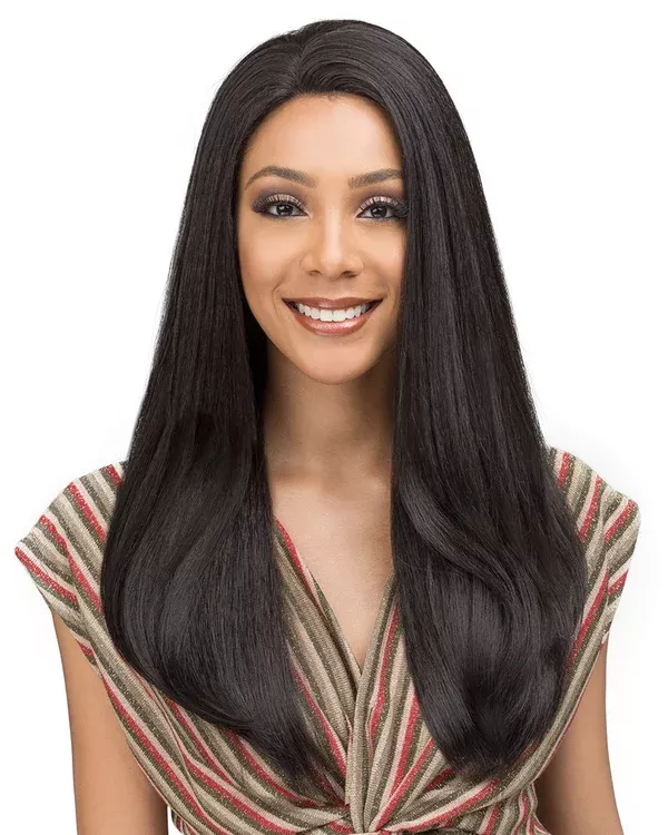 Solana Lace Front Human Hair Blend Wig by Bobbi Boss