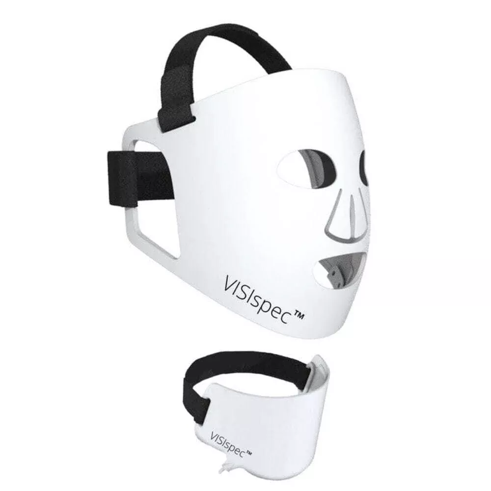 Solaris Labs NY VISIspec LED Light Therapy Silicone Face and Neck Mask