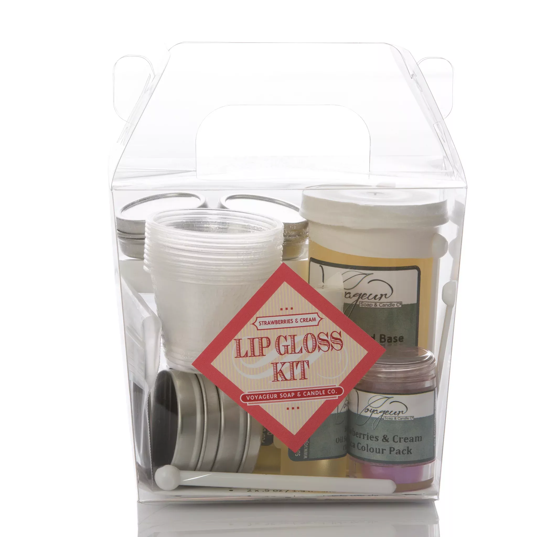 Solid Lip Gloss Kit – Strawberries & Cream