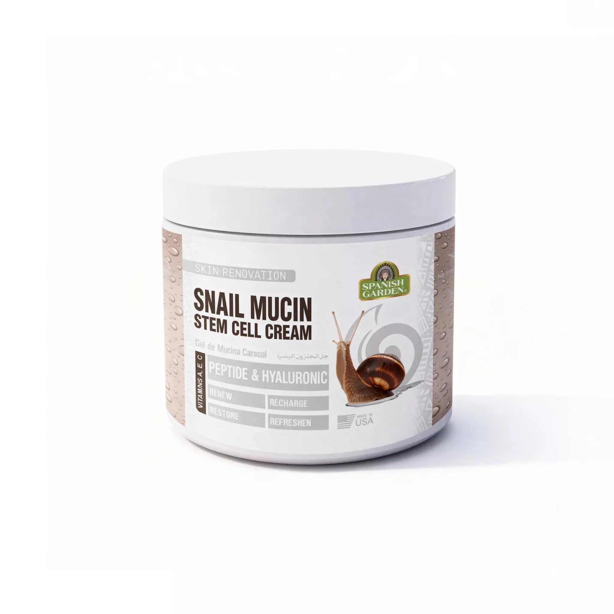 Spanish Garden Snail Mucin Cream