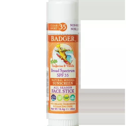 SPF35 Clear Zinc Kid Face Stick