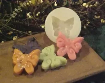 Spring Butterfly Embed 1 Cavity Silicone Mold 2553