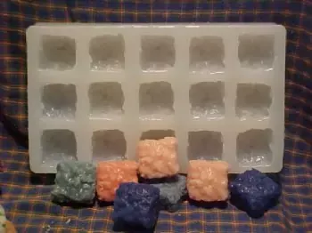 Square Grubby Tart 15 Cavity Silicone Mold 362