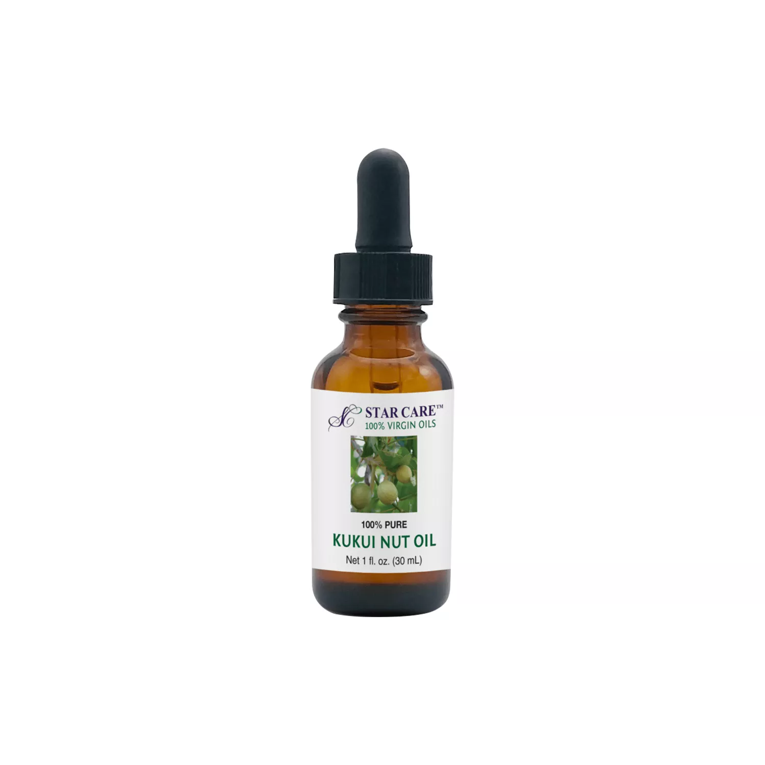 Star Care 100% Pure Kukui Nut Oil 1oz / 30ml