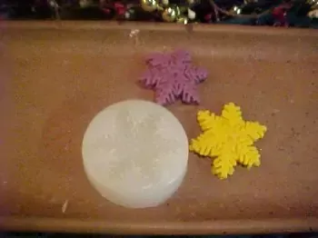 Star Snowflake Embed 1 Cavity Silicone Mold 2578