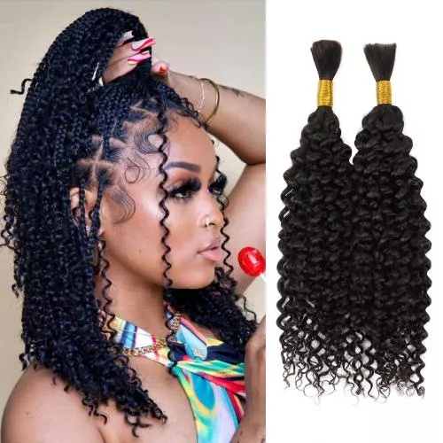 Starlet 100% Virgin Unprocessed Human Braiding Hair Water Bulk (20″-24″)