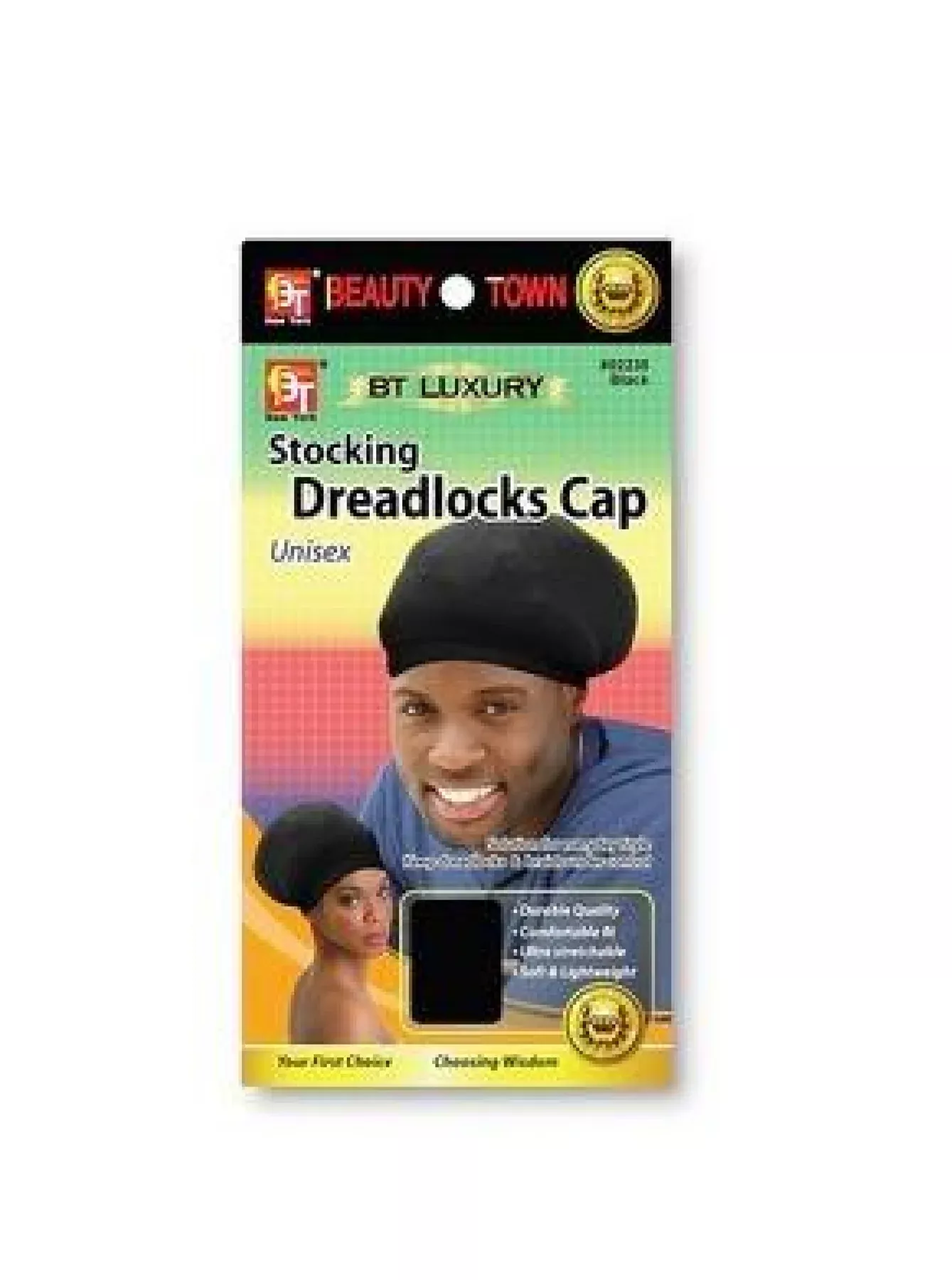 STOCKING DREADLOCKS CAP UNISEX BLACK
