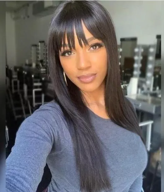 Straight with Bang Wig Bande