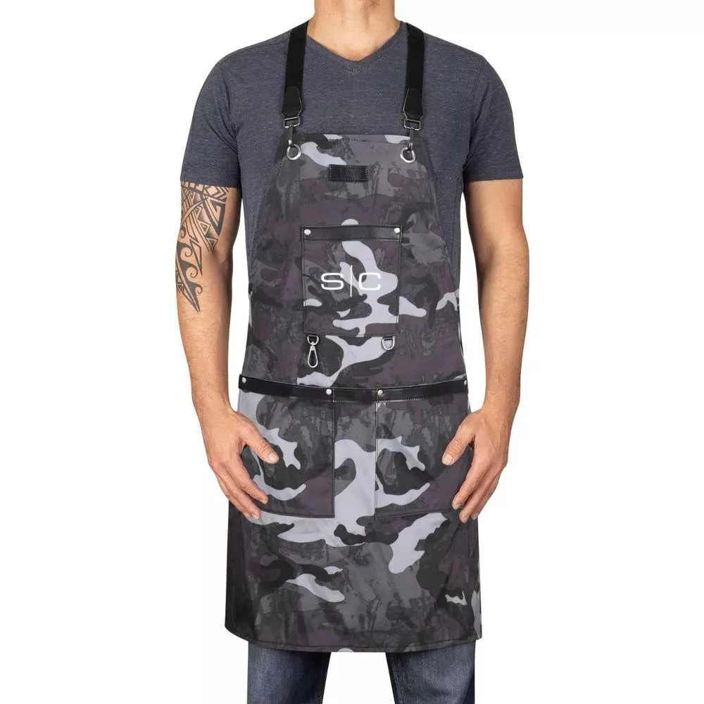 StyleCraft Black Camo Barber Apron