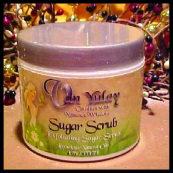 Sugar Scrub Luxurious Polishing Granules Relaxing 4.oz