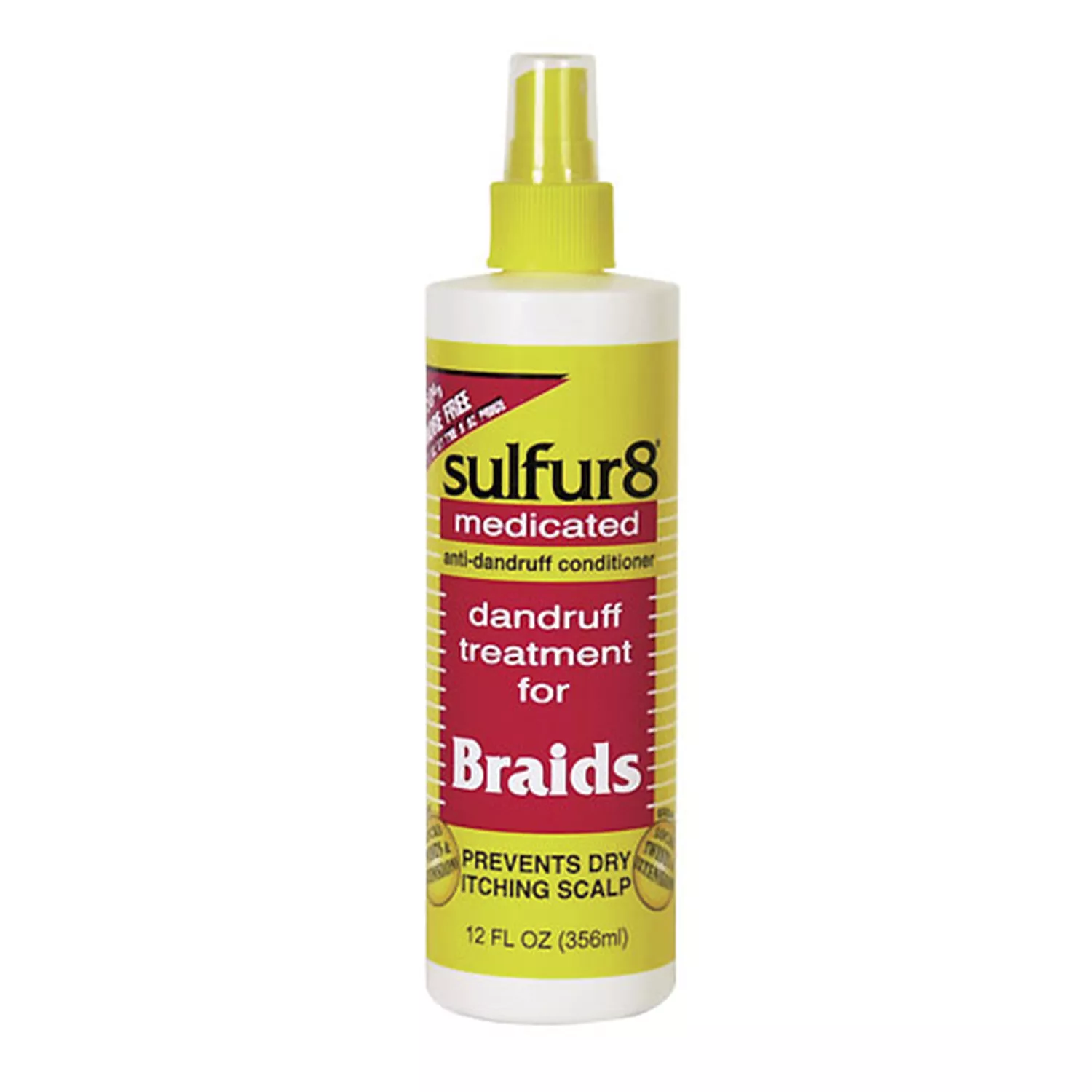 Sulfur8 Braid Spray Dandruff Treatment 12oz/ 356ml