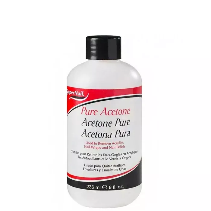 Super Nail Pure Acetone 8oz