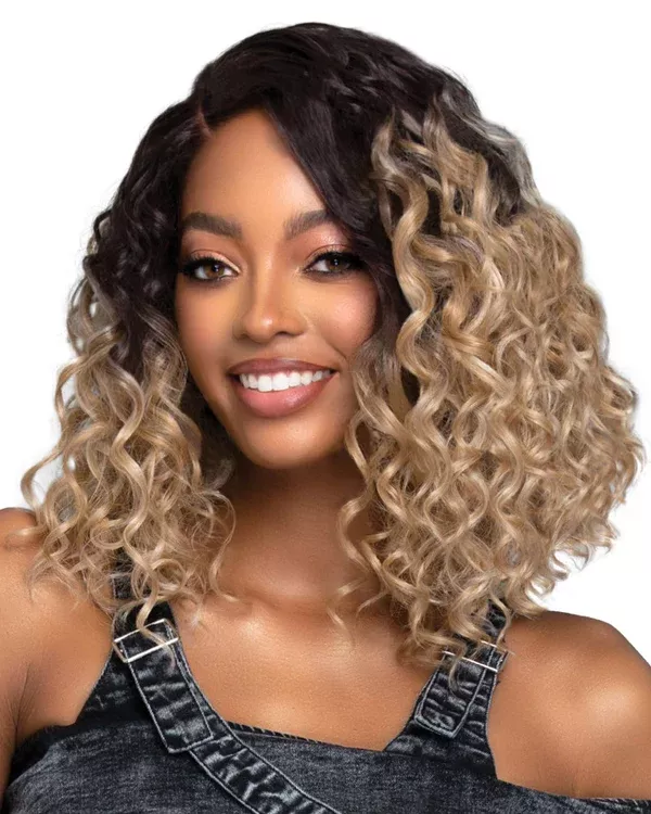 Sutton Lace Front Human Hair Blend Wig by Bobbi Boss