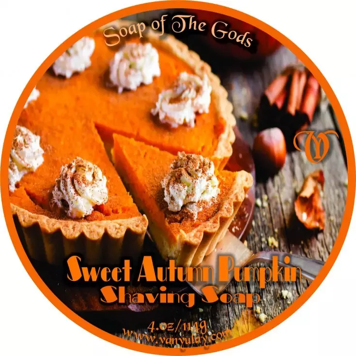 Sweet Autumn Pumpkin Shaving Soap
