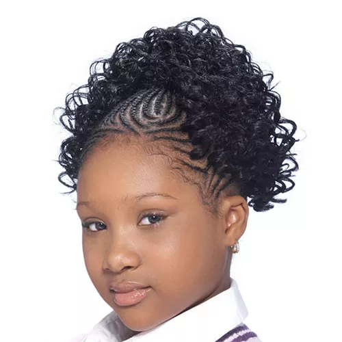 Synthetic Kid's Ponytail Glance New Deep