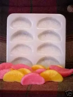 Tangerine/Orange/Lemon Embeds 8 Cavity Silicone Mold 5078