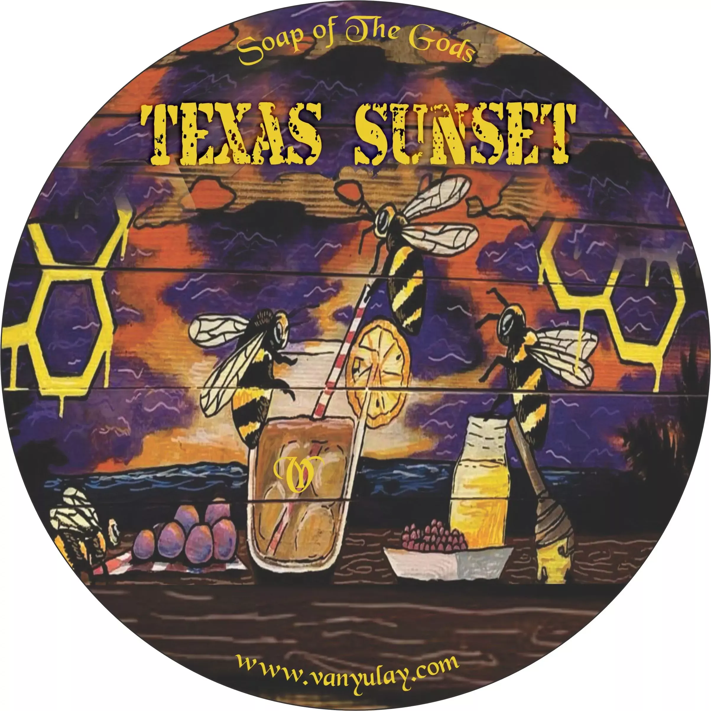 Texas Sunset Shaving Soap