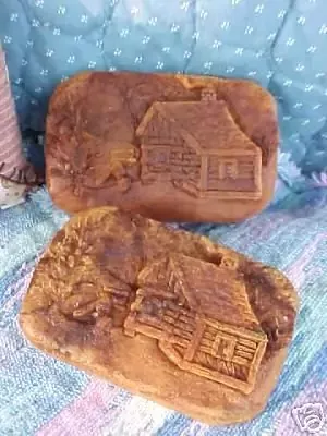 This Old Cabin Large Soap 1 Cavity Silicone Mold 132