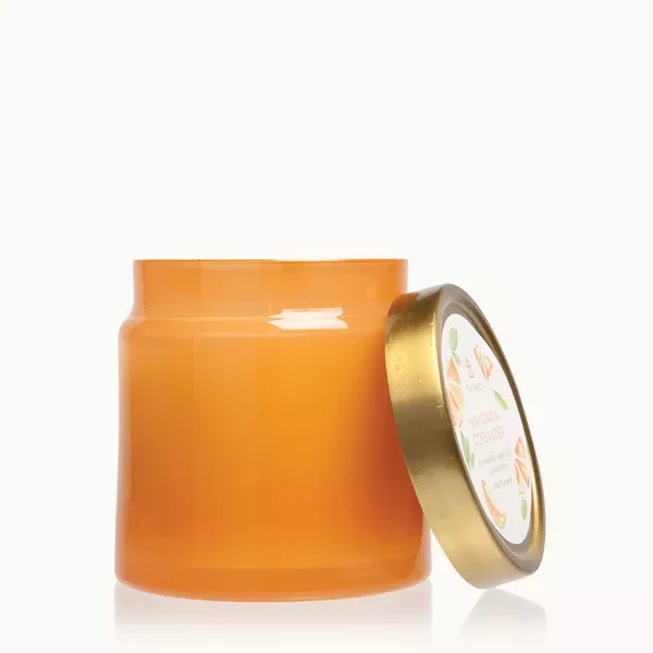 THYMES MANDARIN CORIANDER GLASS JAR CANDLE