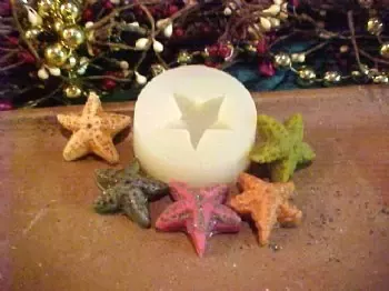 Tiny Starfish Embed 1 Cavity Silicone Mold 2624