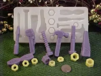 Tools Mini Embeds 17 Cavity Silicone Mold 5432