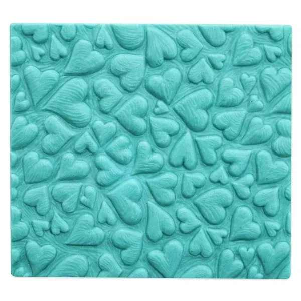 Tray Hearts Carved Milky Way Soap Mold