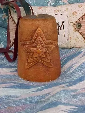 Triple Star Cone Candle 1 Cavity Silicone Mold 1405