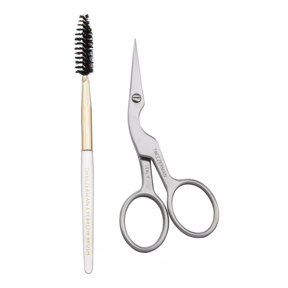 Tweezerman Brow Shaping Scissors and Brush Model No. 2914-R