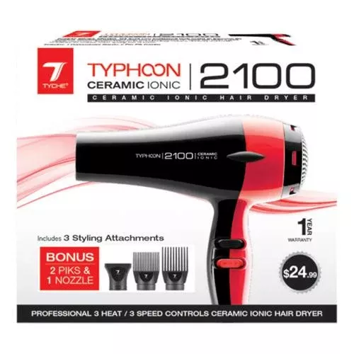Tyche Typhoon Ceramic Ionic Hair Dryer 2100
