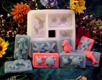 Under The Sea Tarts 4 Cavity Silicone Mold 2206