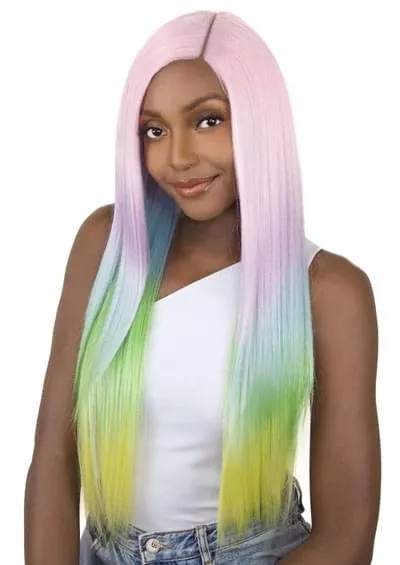 UNICORN STRAIGHT [Full Wig | Ear to Ear Side Part | Iron Friendly Synthetic]