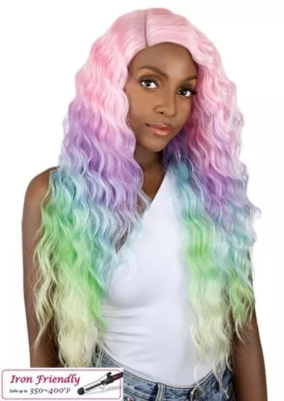 UNICORN SUN DANCE [Full Wig | Ear to Ear Side Part | Iron Friendly Synthetic]