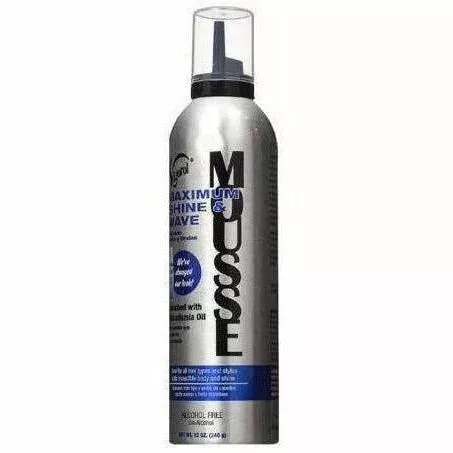 Vigorol: Maximum Shine & Wave Mousse 12oz