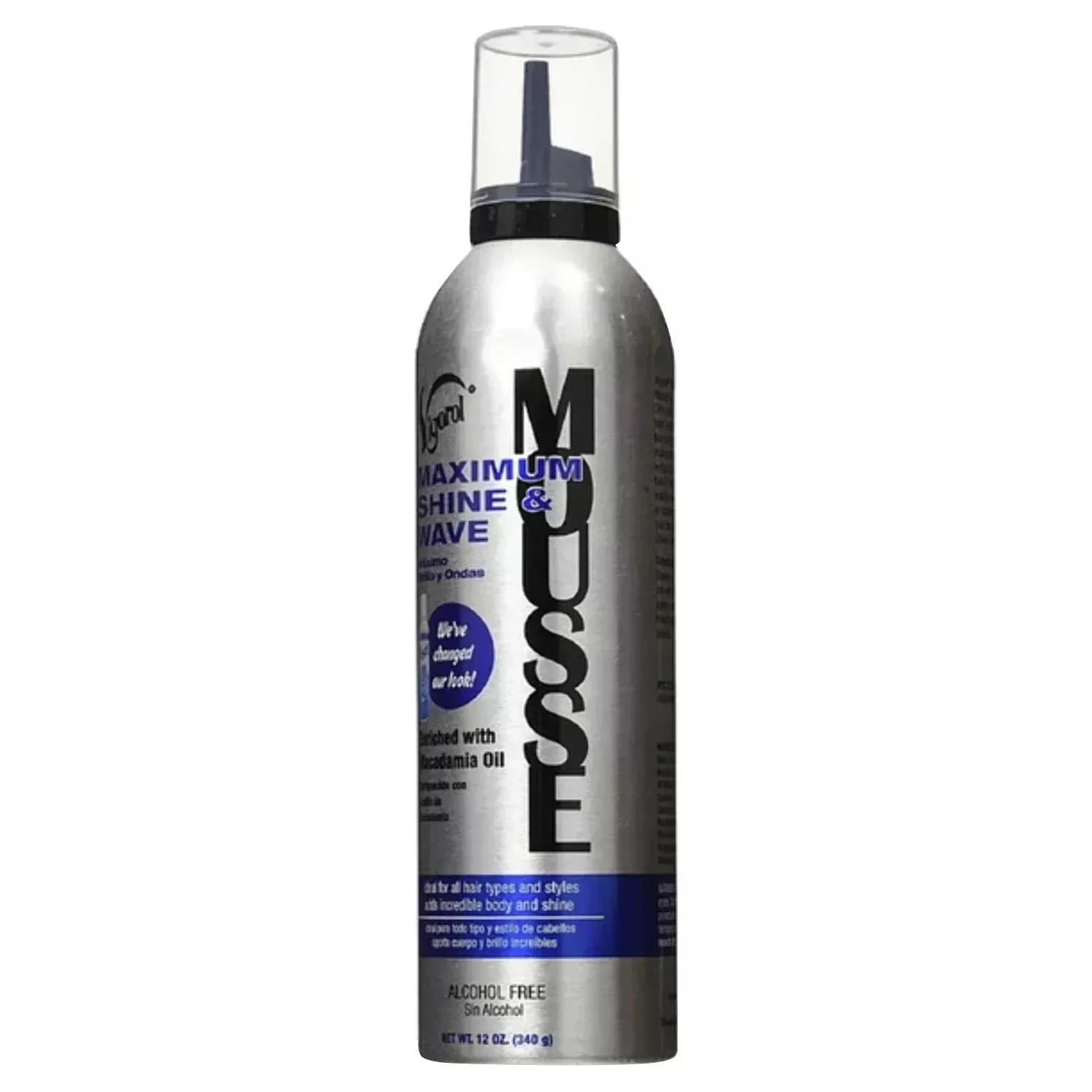 VIGOROL MOUSSE MAXIMUM SHINE WAVE BLUE 12oz
